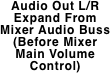 Audio Out L/R Expand From