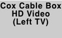 Cox Cable Box HD Video 