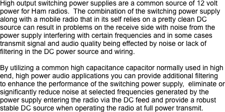 High output switching power supplies