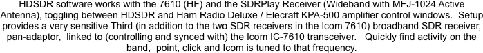 HDSDR software works with the
