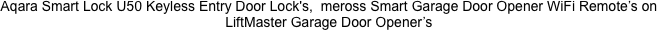 Aqara Smart Lock U50 Keyless