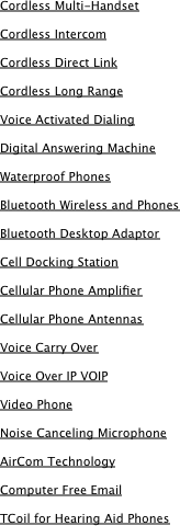 Cordless Multi-Handset