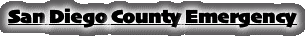 San Diego County Emergency