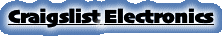 Craigslist Electronics