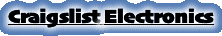 Craigslist Electronics