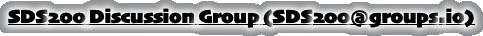 SDS200 Discussion Group (SDS200@groups.io)