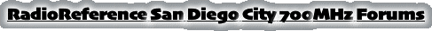 RadioReference San Diego City 700MHz
