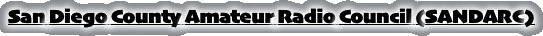 San Diego County Amateur Radio