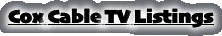 Cox Cable TV Listings