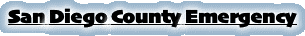 San Diego County Emergency